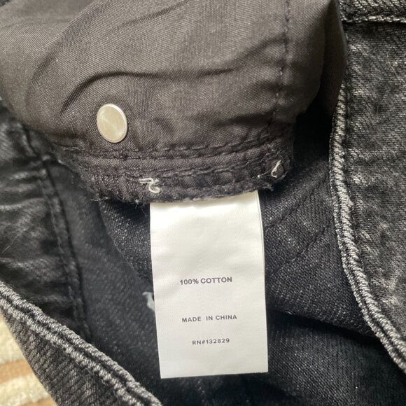 Jinx Cropped Jeans - Black - Size 24 - Picture 6 of 6